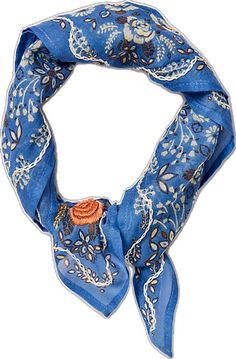 Floral Bandana, Chan Luu, Boho Clothing, Boho Outfits, Free People, Floral, Blue, Clothes