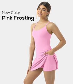 Women’s Everyday Workout Dress-Wannabe – HALARA Workout Dress, Active Dress, Golf Dress, Pink Frosting, Everyday Workout, Golf Dresses, Bleach Wash, Yoga Studio, I Dress