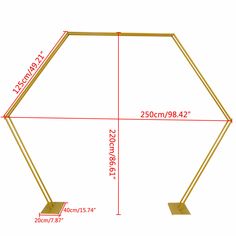 the measurements for a floor lamp