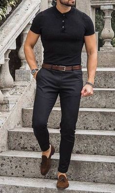 Menswear Outfits, Polo Shirt Outfits, Mens Business Casual Outfits, Formal Men Outfit, Tee Shorts, Mens Summer Outfits, Spring Outfits Men, Vans Converse, Mens Casual Outfits Summer