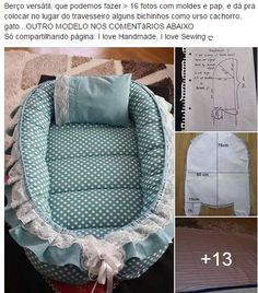 the instructions for how to make a baby bed