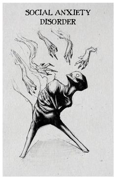 a black and white drawing of a person with their arms spread out in the air