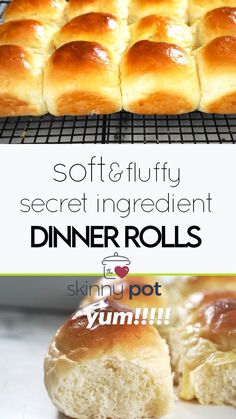 soft and fluffy secret ingredient dinner rolls are the perfect appetizer for any special occasion