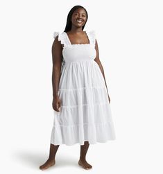 Shop The Smocked Trend That You're Going To Wear All Summer Nap Dress, Swiss Dot Fabric, Tiered Midi Skirt, Balloon Sleeve Dress, Convertible Dress, Ruffle Mini Dress, Feminine Dress