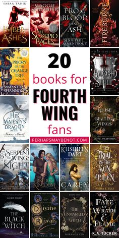 20 books for four - wing fans to read