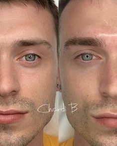 Men Microblading Eyebrows, Eyebrow Tattoo Men, Men’s Eyebrows, Man Brows, Men Lips, Fluffy Eyebrows, Brow Transformation, Dark Eyebrows, Sparse Brows