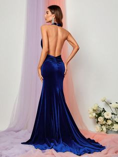 Product Code: FSWD0952 Embellishment: Velvet Fabric: 95% Polyester,5%Spandex Back Style: Zipper Up Fully Lined: Yes Built-in Bra: No Available Color: Royal Blue Stretch: Moderate Fits true to size Imported Model Information: Height: 5' 2" Bust: 34'' Waist: 25“ Hips: 35” wearing US size Small Velvet Dresses, Royal Blue Dresses, Velvet Dress, Velvet Fabric, Royal Blue, Built In, Velvet, Spandex, Zipper