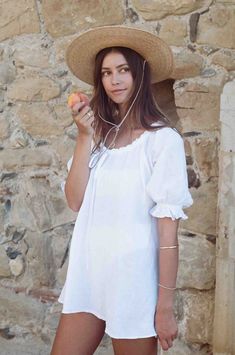 Portofino Dress - White Linen Dress - MERRITT CHARLES Travel Shoes Women, Travel Pants Women, Travel Skirt, Utility Romper, White Linen Dress, Drawstring Neckline, Travel Clothes Women, White Linen Dresses, Day Time