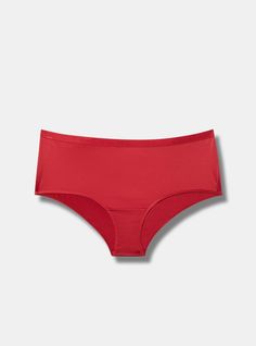 FIT Mid rise. Minimal coverage. MATERIALS + CARE Microfiber knit fabric. . 81% nylon, 19% spandex. . Machine wash cold. Dry flat. Imported. DETAILS Elastic waistband. . Keyhole detail at back. . The best plus size women's shine microfiber mid rise cheeky keyhole back panty panties in jester red made of microfiber. Torrid is your destination for cozy fall and winter clothes to keep you warm and comfortable. Matches Fashion, Shopping Day, Swim Bottoms, Bra Cups, Cozy Fall, Winter Clothes, Betsey Johnson, Bralette, Elastic Waistband