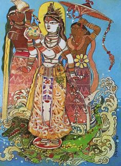 Devi Images, Devi Images Hd, Terracotta Jewellery, Indian Paintings, Indian Art Paintings, Gods And Goddesses