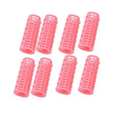 Plastic hair roller are for hair beauty, fit for women to use. Easy to use and make your hair curl, suitable for home DIY use or professional hair salon to use. Strategically placed teeth help hair to dry and set fast. Size: 6.6 x 2.3cm/ 2.6" x 0.9" (L*D).  Color: Pink. Pink Hair Rollers, Curling Rollers, Plastic Hair Rollers, Diy Hair Curlers, No Heat Curlers, Diy Hairstyle, Heatless Curlers, Hair Curlers Rollers, Hair Spray Bottle