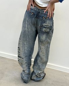 Reworked Jeans, Golden Elephant, Mode Inspiration, Dream Clothes, Fashion Killa, Look Cool, Denim Wash