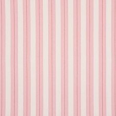 a pink and white striped shirting fabric