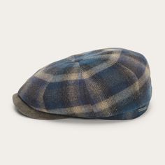 Blue/Beige Check Flat Caps, Wool Caps, Casual Bottoms, Denim Boots, Wide Trousers, Denim Outerwear, Thigh Boot, Newsboy Cap, Flat Cap