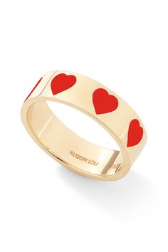 Indie Accessories, Doctor Jewelry, Heart Throb, Alison Lou, Preppy Jewelry, Forever And Ever, Stack Ring, Gold Rings Fashion, Dope Jewelry