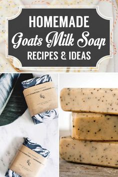 homemade goats milk soap recipes and ideas to use them in the kitchen or at home