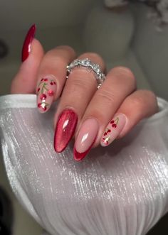 Polygel Nail Inspo Almond, Almond Inspo Nails, Nails Idea Almond, New Trending Nails 2024, Colourful Nails Designs, Short Gel X Nail Designs, Short Almond Nails Designs, Almond Nail Art Designs, Almonds Nails