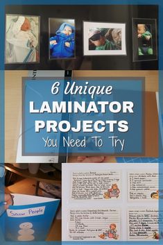 the 6 unique laminating projects you need to try