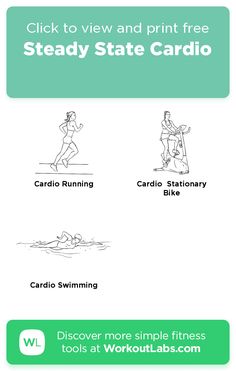 a poster with instructions for how to use the tready state cardio