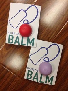 two magnets that say you're the balm and you're the ball