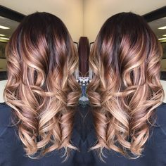 Spring bayalage round 2! #hairbysprung Bayalage Hair, What Is Balayage, Naturally Curly Hair, Hot Hair Colors, Curly Hair Photos, New Haircut, Hair Trend