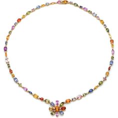 Ruchi New York - Desert Blooms Wildflower Grande Necklace Luxury Multicolor Oval Necklaces, Fine Jewelry Multicolor Oval Necklace, Elegant Multicolor Oval Necklace, Multicolor Necklaces With Gemstone Accents For Formal Occasions, Elegant Multicolor Jeweled Necklaces, Elegant Multicolor Necklaces For Formal Occasions, Elegant Multicolor Oval Jewelry, Elegant Multicolor Flower Shaped Necklace, Elegant Multicolor Necklace With Gemstone Accents