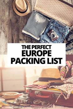 the perfect europe packing list for travelers