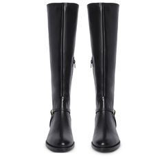 Beautifully made, these Black knee high long boots are crafted from 100% genuine leather showcasing with silver color buckled wrap strap, fleece and leather lined for a luxurious feel, padded leather footbed provides lasting comfort. Featuring leather pull tab, elasticated back panel for the perfect fit around the calf, an inside zip closure to ensure comfortably slip them on and off. These great-looking strappy boots feature a classic western style that can take you from a day in the office to Long Black Leather Boots, Strappy Boots, Long Leather Boots, Black Leather Knee High Boots, Quality Leather Boots, Leather Knee High Boots, Black Knees, Casual Date, Knee High Leather Boots