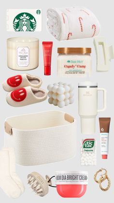 the contents of a starbucks coffee cup and other items