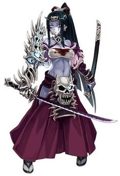 Ochimusha Sifi Art, Monster Girl Encyclopedia, Demon Girl, 영감을 주는 캐릭터