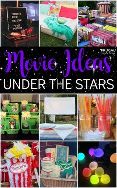 movie ideas under the stars collage