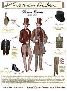 Buy new Victorian mens clothing with a quality suit, coat, vest, pants, shirt, cravat, boots, spats, top hat, gloves, cane and a pocket watch. Mens Victorian Fashion, Victorian Mens Fashion, Victorian Mens Clothing, Victorian Outfit, Male Drawing, 1900 Fashion, Dress Sketch