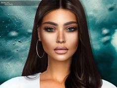 Female Sims, Magic Hands, Model Face, Models, Makeup, Quick Saves, Make Up