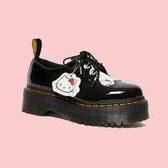 SOCKS & SHOES · SO FUN MART · Online Store Powered by Storenvy How To Draw Platform Shoes, Aesthetic Platform Shoes, Cute Shoes Black, Cute Platform Shoes, Love Cute Cartoon, Sanrio Shoes, Hello Kitty Boots, Sanrio Clothes, Cute Cartoon Anime