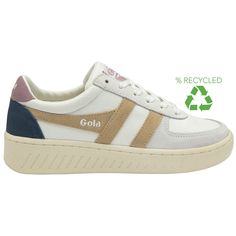 Women's Grandslam Trident Sneakers Low-top Athleisure Sneakers With Gum Sole, Mid-top Skate Shoes With Gum Sole For Light Sports, Sporty High-top Sneakers With Gum Sole For Light Sports, Athleisure Low-top Sneakers With Gum Sole, Low-top Platform Sneakers With Gum Sole For Sports, Sporty Platform Sneakers With Gum Sole, Sports Sneakers With Vulcanized Sole, Comfortable Sports Sneakers With Vulcanized Sole, Mid-top Sneakers With Gum Sole For Light Sports