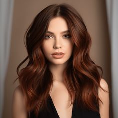 Brown Hair With Hints Of Red, Medium Brown Hair With Burgundy Highlights, Chocolate Hair With Red Highlights, Medium Brown Hair With Red Tint, Red Hair For Brunettes Brown Eyes, From Red To Brown Hair Transition, Red Brown Hair Color With Highlights, Adding Red To Light Brown Hair, Level 4 Red Brown Hair