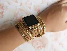 Boho Hippie Apple Watch Band 7 SE 6 5 4 3 Gold Silver - Etsy Leather Chain Bracelet, 5 Elements