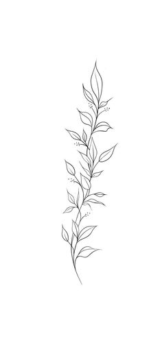 Simple Arm Sleeve, I Am The Vine You Are The Branches Tatoo, Arm Tattoo Leaves, Vertical Tattoo Ideas, Tattoos Around Arm, Arm Tattoo Simple, Thumb Tattoo, Vertical Tattoo