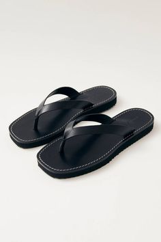 ALOHAS Liora Leather Thong Sandal