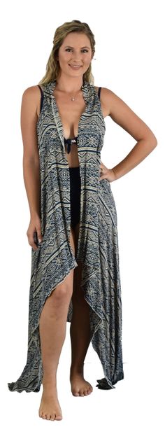 Available now - our amazing Magic Sarong - wear it as a Kimono Vest or coverup - you'll look great either way! Fit from Small - XXL. 100% Rayon. Free Shipping. One Size Wrap Top For Beach, Printed Open Front Cover-up For Day Out, Bohemian Sleeveless Cover-up For Warm Weather, Casual Printed Wrap Cover-up, Bohemian Open Front Top For Beach, Bohemian Open Front Top For The Beach, Beach Magic, Hawaiian Flag, Gilet Kimono