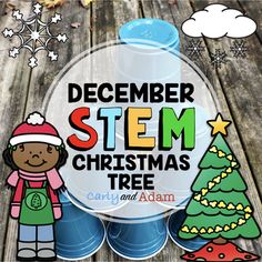 Christmas Tree Cup December Christmas STEM Challenge Christmas Tree Stem, December Stem, Build A Christmas Tree, Holiday Stem Activities, Winter Stem Challenges, Thanksgiving Stem Activities, Christmas Stem Challenge, Christmas Stem Activities, Christmas Read Aloud