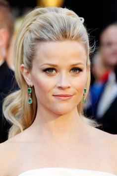 Hairstyles Holiday, Fancy Ponytail, Bouffant Hair, Holiday Hairstyles, Reese Witherspoon, Hair Envy, Celebrity Hairstyles, On The Red Carpet