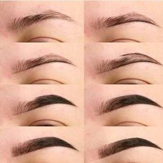 Membentuk Alis, Bentuk Alis, Eyebrow Makeup Tutorial, Mekap Mata, Light Makeup Looks, Makeup Drawing, Eyebrow Makeup Tips, How To Draw Eyebrows, Heavy Makeup