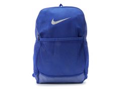 Nike Brasilia Mesh Large Backpack. Never dig through your bag in frustration again, with the Nike Brasilia Mesh Large Backpack it's easy to find what you’re looking for! The durable mesh upper makes locating your belongings a breeze, while the padded adjustable shoulder straps keep you comfortable. With multiple colors to choose from and the iconic Nike Swoosh logo on the front, you can be stylish and studious! Two large zippered main compartments plus an easy-access zippered front pocket,Signat Nike Mesh Backpack, Mesh Backpack, Nike Swoosh Logo, Blue Backpack, Swoosh Logo, Nike Swoosh, Blue Nike, Large Backpack, You Bag