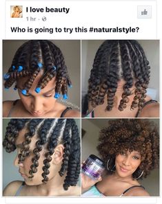 Cabello Afro Natural, Twisted Hair, Beautiful Natural Hair, Twist Out, Natural Hair Inspiration, Natural Hair Tips, Scene Hair, Hair Crush, Natural Hair Journey