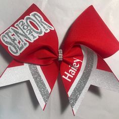 Senior Bows, Senior Cheer Bows, Varsity Cheer, Cheer Competition, Cheerleading Bows, Senior 2022, School Cheer