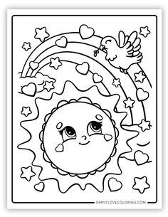 Free weather coloring pages are the perfect activity for homeschooling, classrooms, teachers, kids' activities, and educational activities. Picture Of Clouds