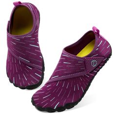 PRICES MAY VARY. NON-SLIP&PROTECTING WELL:these unisex sport water shoes are made of anti-slip,thicken and durable soles,which protecting your feet from being hurt by sharp objects when you are walking by the beach or swim pool. PERFECT&QUICK-DRYING MATERIAL:these barefoot athletic water aqua shoes' upper with high stretch breathable ultra lightweight mesh fabric for fast draining and cross ventilation,giving your feet excellent freedom and comfortable. HOOK AND LOOP or Adjustable Lace-up&CONVEN Water Shoes For Kids, Toddler Beach, Toddler Swimming, Water Shoes For Men, Anti Fashion, Womens Boat Shoes, Aqua Shoes, Swim Shoes, Beach Swim