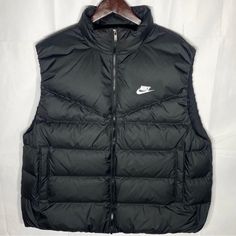 Note: This Is A Women’s Size Xl Which Fits Similar To Men’s Size Large (See Photo 3 For Measurements) 100% Authentic Nike Product New With Tags Nike Zip Through, Nike Winter Outerwear, Nike Black Puffer Jacket For Fall, Nike Black Puffer Jacket For Streetwear, Nike Puffer Outerwear For Streetwear, Nike Black Outerwear For Spring, Nike Black Puffer Jacket For Cold Weather, Nike Casual Black Puffer Jacket, Casual Nike Black Puffer Jacket