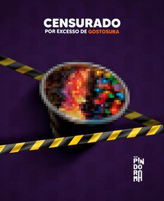 the cover of an old game called censurado, featuring a bowl of food